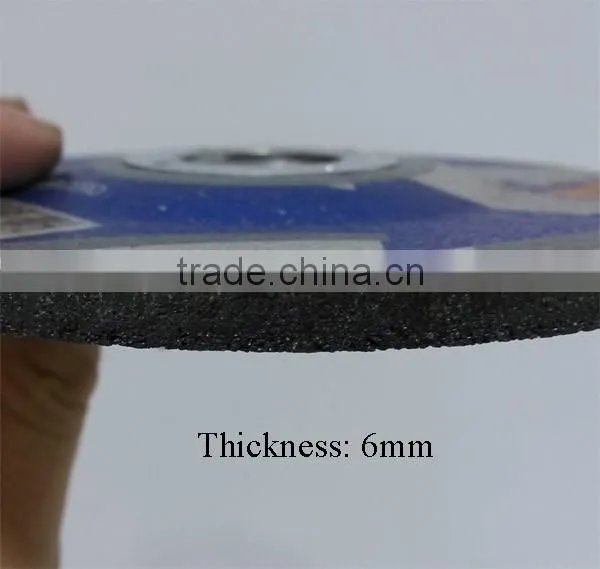 5"(125x6x22mm) Depressed Center Resin Bonded Reinforced Grinding Wheel For Metal photo-4
