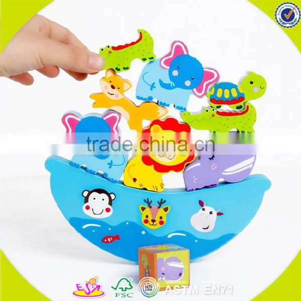 Wholesale Top Sale Wooden Balancing Toy for Kids,Cheap Wooden Balancing Toy,DIY Colorful Wooden Balancing Toy W11F047 photo-2