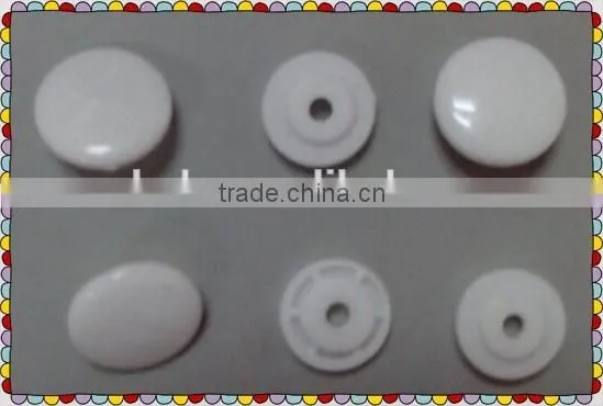 White Plastic Snap Button