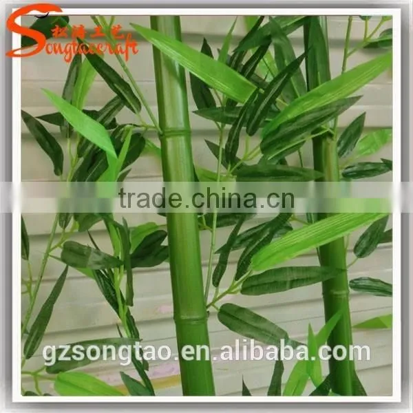 China Newest Ourdoor Decorative Artificial Green Bamboo Poles Wholesale photo-2