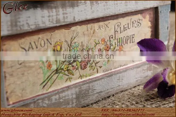 Antique Hot Sale Wooden Crate Postale Wooden Planters photo-2