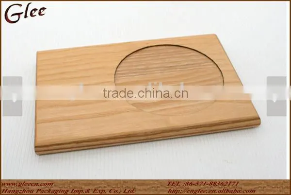 Special Handmade Wooden Christmas Craft Wooden Mug Coaster photo-2