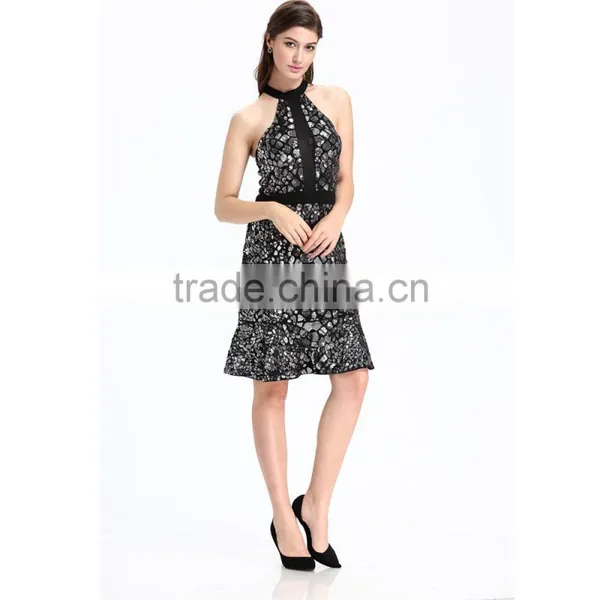 Domin Fashion Latest Ladies Western Sequin Dress Designs photo-4