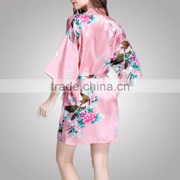 Contrast Color European Design Trendy Fashion Girl Photos Nightdress With Your Logo photo-3