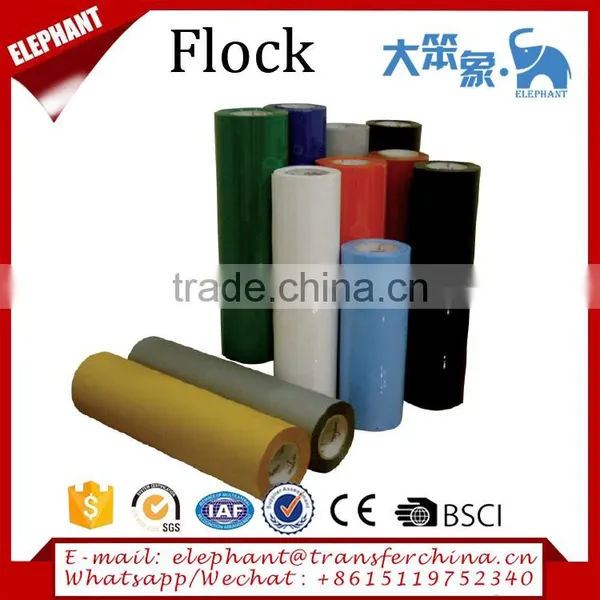 Wholesale Flock Heat Transfer Vinyl Rolls photo-3