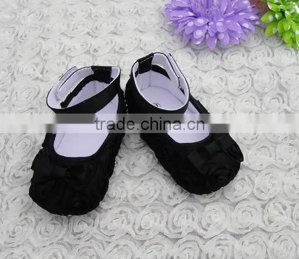 Wholesale Baby Rosette Shoes Cute Newborn Baby Shoes in Bulk Baby First Walker Shoes photo-4