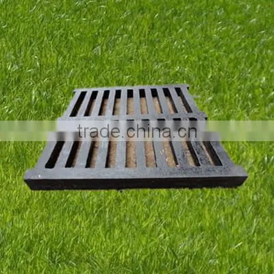 Rectangular cast iron frame and grate