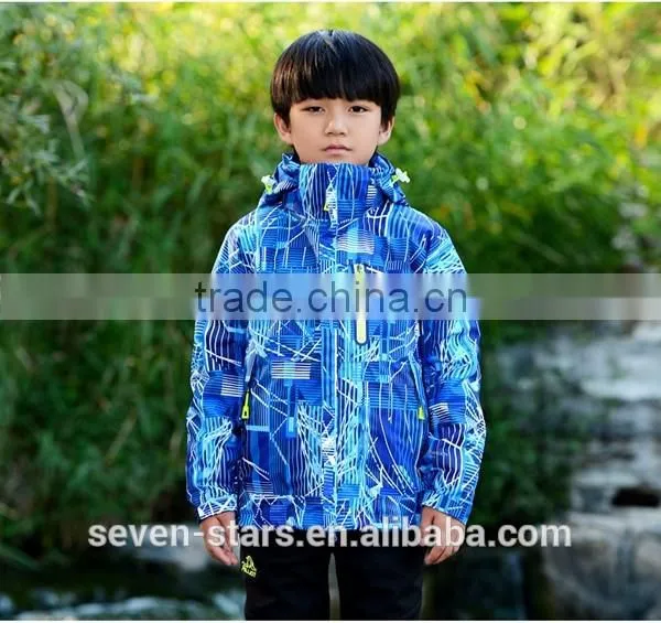 2017 3 in 1 Colorful Polyester Kids Varsity Jacket photo-6