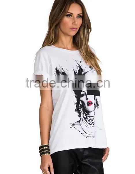 Cotton Blend T-shirts With Face Print photo-3