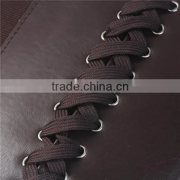 PU Leather Elastic Wide Waist Belt Coffee photo-2