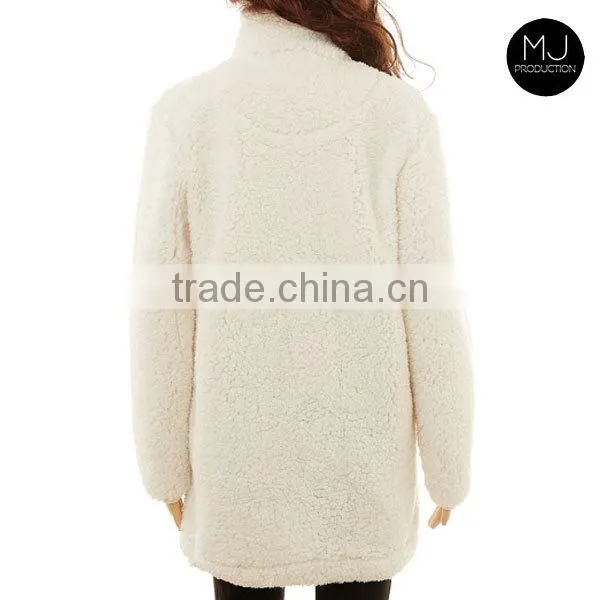 FACTORY Wholesale Plaid Patch Fleece Sweatshirt photo-6