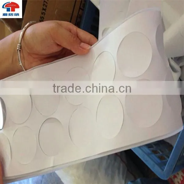 Woven Nylon Hook And Loop Coins Die Cut Adhesive Backed Dots Or Circles photo-2