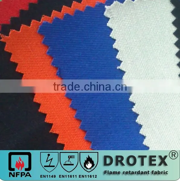 Drotex Cotton /polyester Blend UV Resistant & Fire Retardant & Oil Water Repellent Fabric for Protectivbe Clothing photo-2