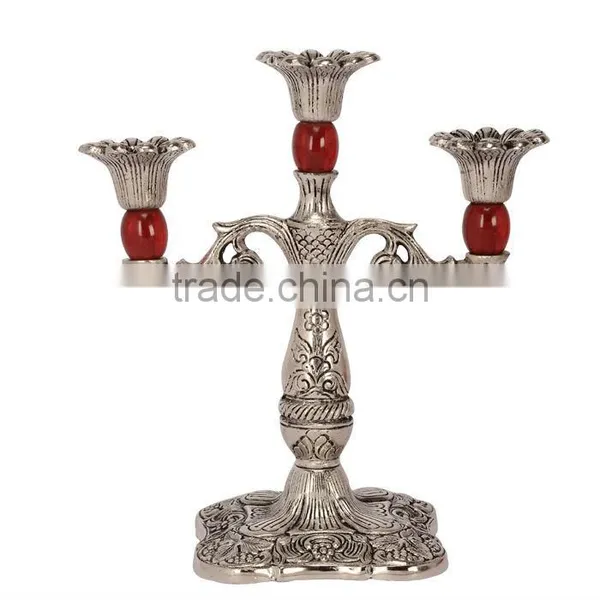 Floor Candle Stand , German Silver Candle Stand