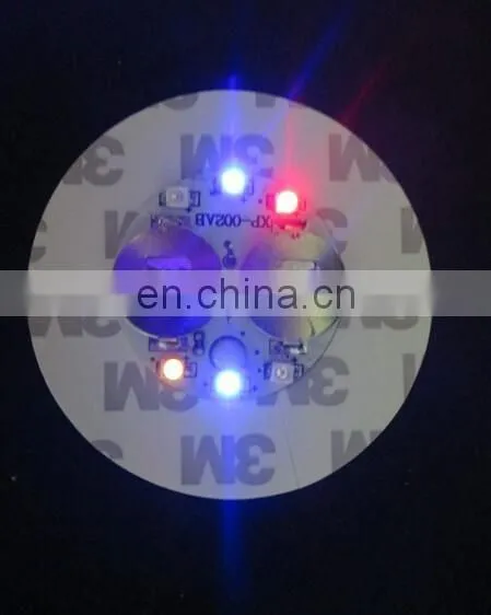 3M Adhesive Led Sticker Waterproof Led Bottle Coaster photo-3