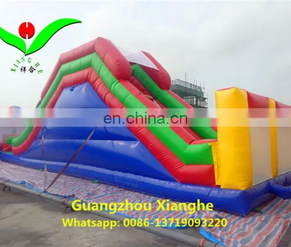 Stock and Promotion Inflatable Obstacle Challeage Bouncy Castles Inflatable 14X10X5m photo-4