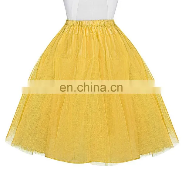 Grace Karin Women 2 Layers Crinoline Underskirt Petticoat for Retro Vintage Dress BP000056 photo-4