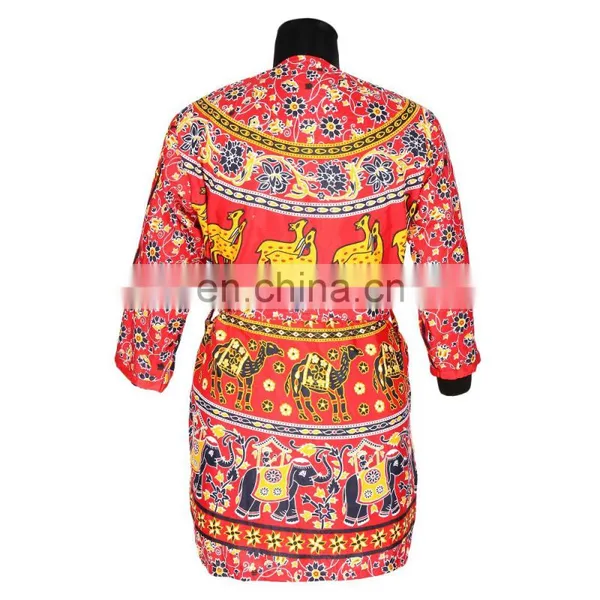 NIGHT WEAR COTTON PRINTED DRESS