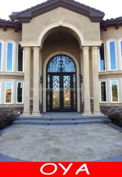 Wrought Iron Door and Glass