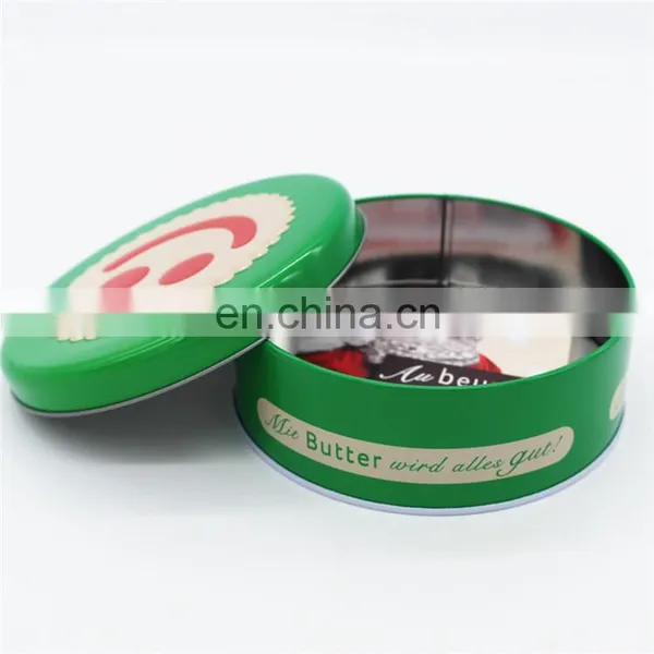 Santa Claus Designed Christmas Tins With Round Tin Box Shape photo-6