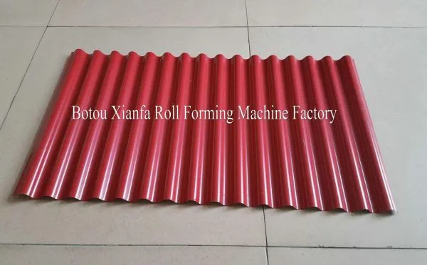 Roof Panel Corrugated Color Steel Roll Forming Machine photo-5