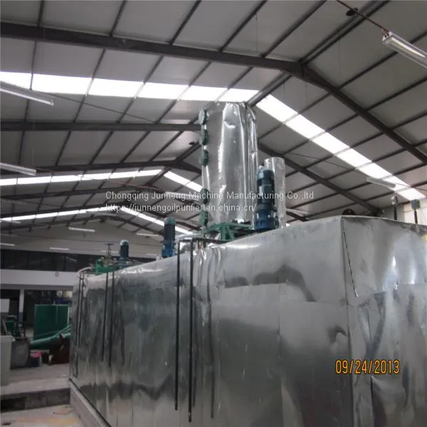 JNC Black Engine Oil Distillation Diesel Equipment/used Oil to Diesel Oil Recycling Machine photo-2