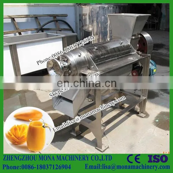 Automatic Pineapple Pulp Extractor/passion Fruit Peeling Juice Extracting Machine/dragon Fruit Peeler Extractor Machine photo-4