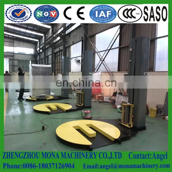 2018 New Condition Automatic Pallet Stretch Wrapping Machine With Pressure Plate photo-3