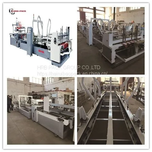 HRB PACK Fully Automatic Folder Gluer Machine with pre-fold section