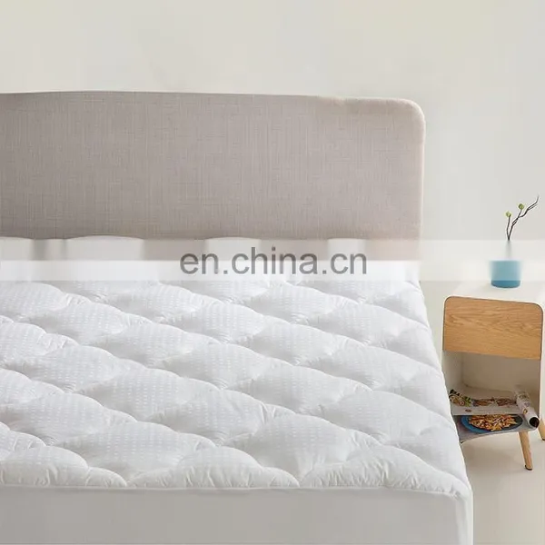 Hypoallergenic Super Soft Breathable King Queen Size 500GSM Mattress Pads For Adults photo-6