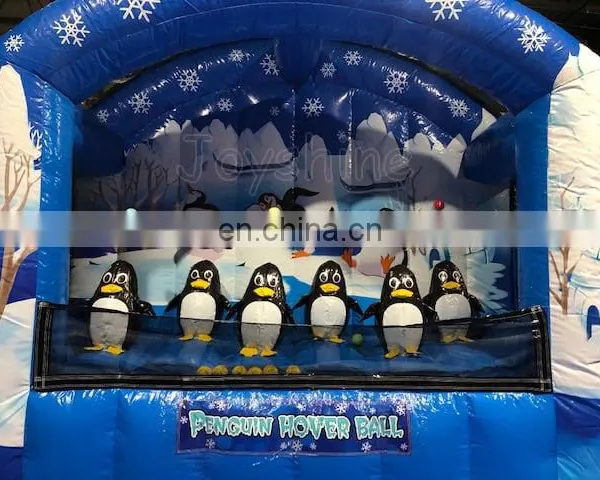 Inflatable Penguin Hover Ball Shooting Game Hovering Ball Target Shooting Knock Me Out photo-6