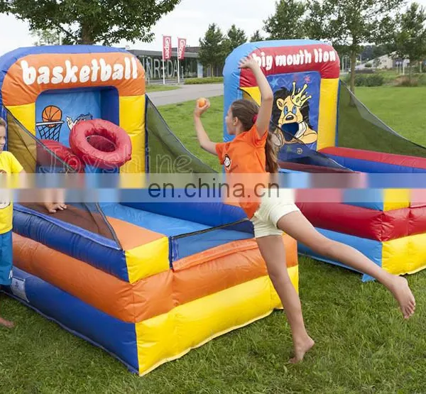 Inflatable Baseball Snowball Basketball Big Mouth Carnival Games Set For Events photo-4
