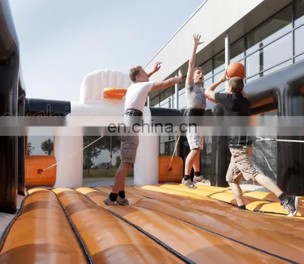 Guangzhou Inflatable Sports Arena Basketball Soccer Field For Sale photo-2