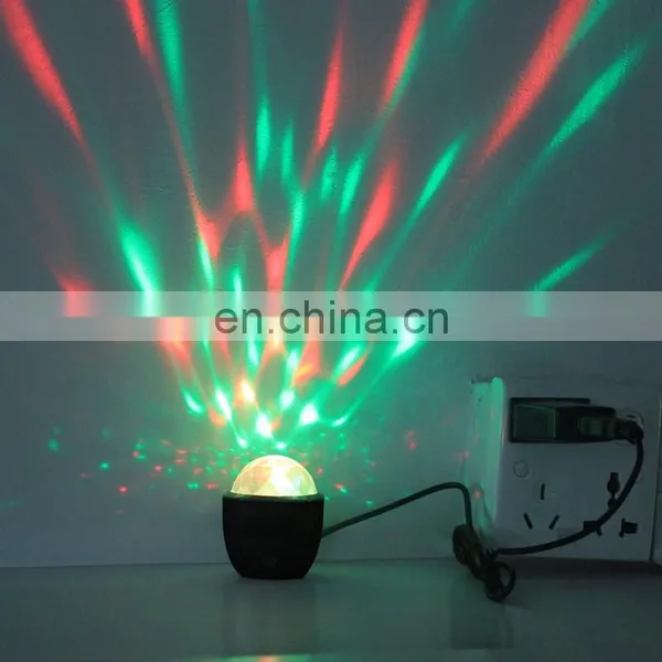USB Powered Mini Sound Activated Disco Laser Light Ball photo-4