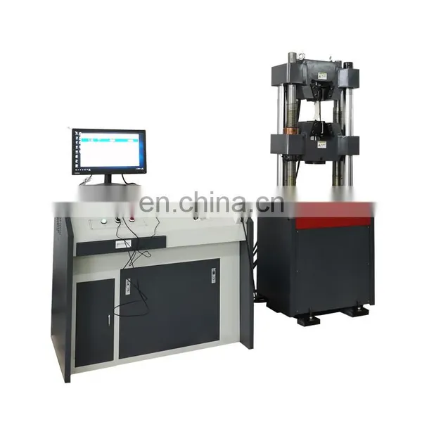 Customized Laptop 100ton 200ton 600kn Electronic Universal Tensile Testing Machine Tension Clamps photo-4