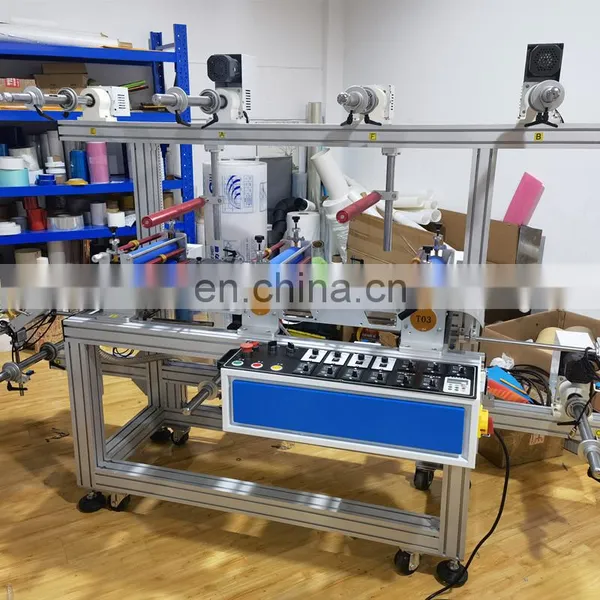 Combined Machine 4pcs Rewinding Shaft 4pcs Unwinding Shaft Multi Layer Roll PVC Laminating Machine photo-2
