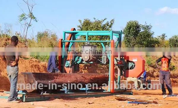MJ700 Good Quality Horizontal Simple Installation Portable Swing Blade Sawmill