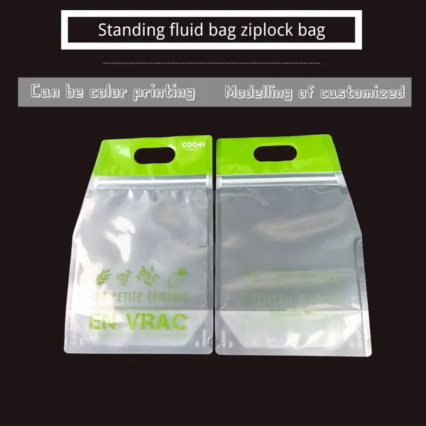 All kinds of food cooking CPP bag soup sauce portable standing bag