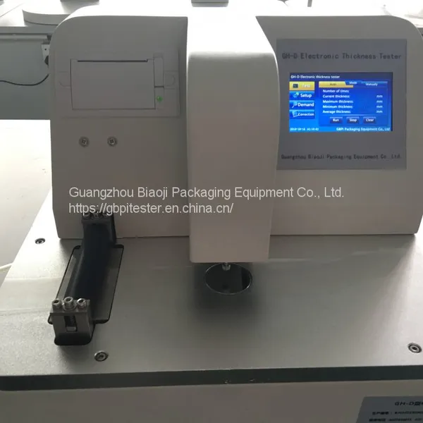 Digital Thickness Tester for Packaging ASTM D1777 photo-2