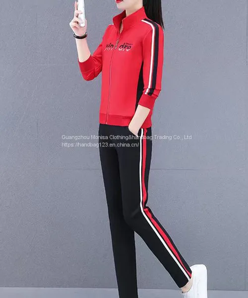 Sportswear Suit Women's Spring And Autumn New Women's Jacket Casual Two-Piece Set photo-4
