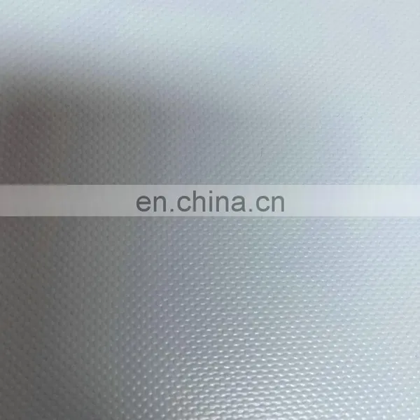 950gsm 1000denier 30x30 Flame Retardant High Strength Panama Weave High Speed Door Pvc Tarpaulin photo-2