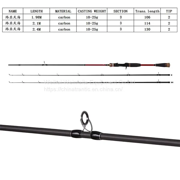 Lure tianhai china weimeite fishing rods