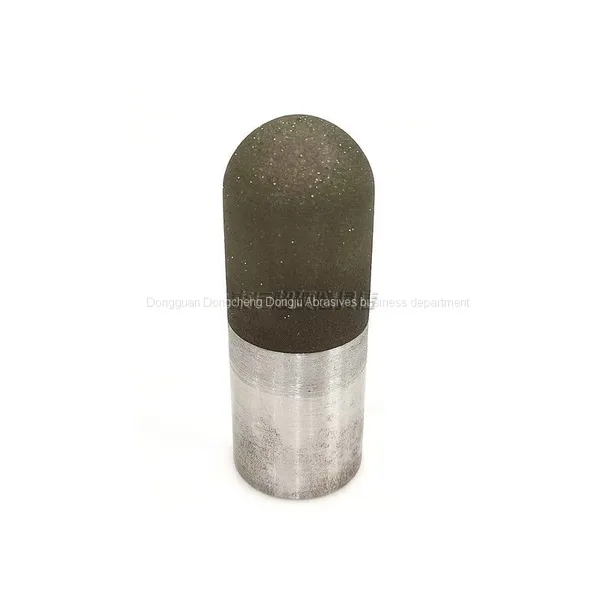 Customized Round Head Diamond Resin Grinding Rod R15 Semiconductor Ceramic Precision Grinding 32mm Straight Shank Arc SDC140 Mesh