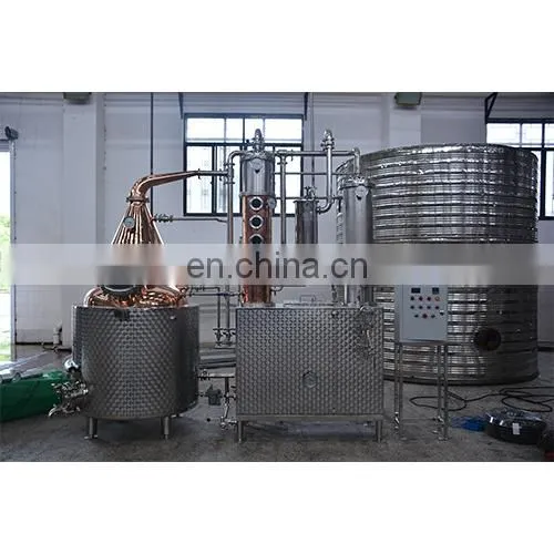 Stainless Steel Red Copper Pot Still Distillation Equipment