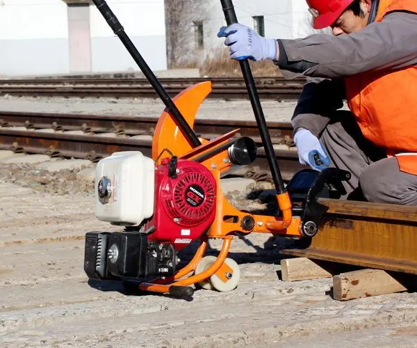 Gasoline Abrasive Rail Disc Cutter Saw Railway Cutting Machine photo-3