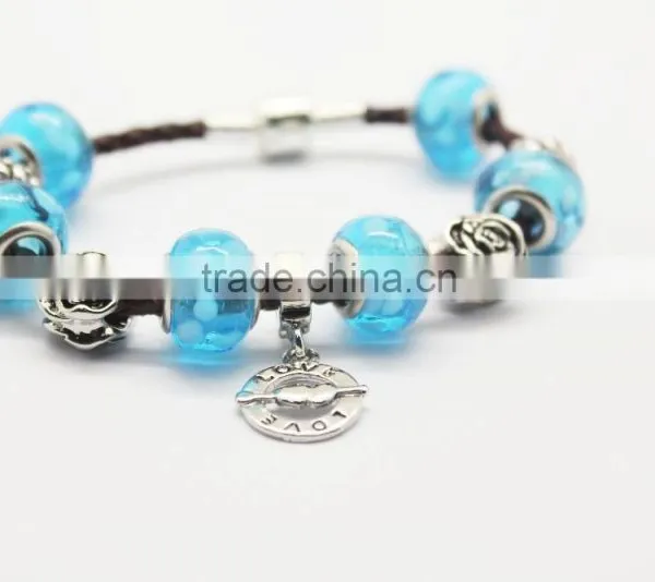 Handmade Color Leather Bracelets Wholesale With DIY Beads photo-6