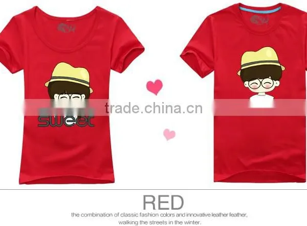 2015 OEM Cute Couple Shirt Design / Dri Fit Shirts Wholesale / Chinese Clothing Manufacturers photo-6