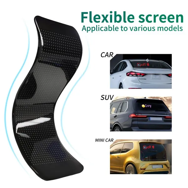 APP Control Roll up Led Display Advertising Screen Flexible Led Screen Outdoor Screen Panel Led for Car Truck Bus photo-2