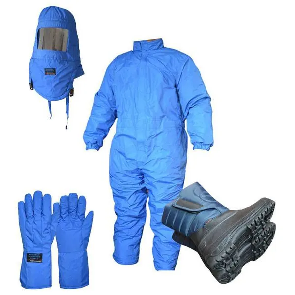 Ms760003b Low-temperature Liquid Nitrogen Protective Suit, Liquid Nitrogen Protective Suit, Enkerr Low-temperature Protective Suit With Breathing Backpack, Including Gloves and Boots photo-2