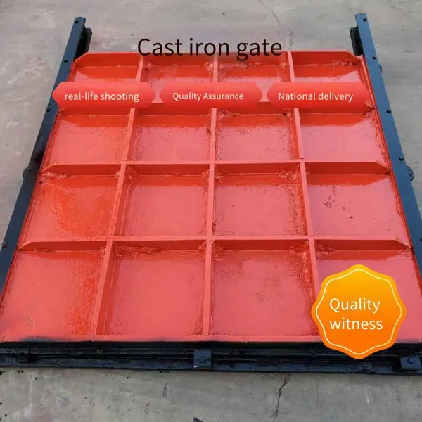 Pictures of Cast Iron Gate Flap Valves for Channel Water Stop and Backflow Prevention photo-3
